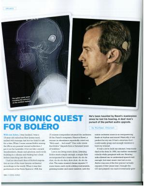 cover of Boléro article